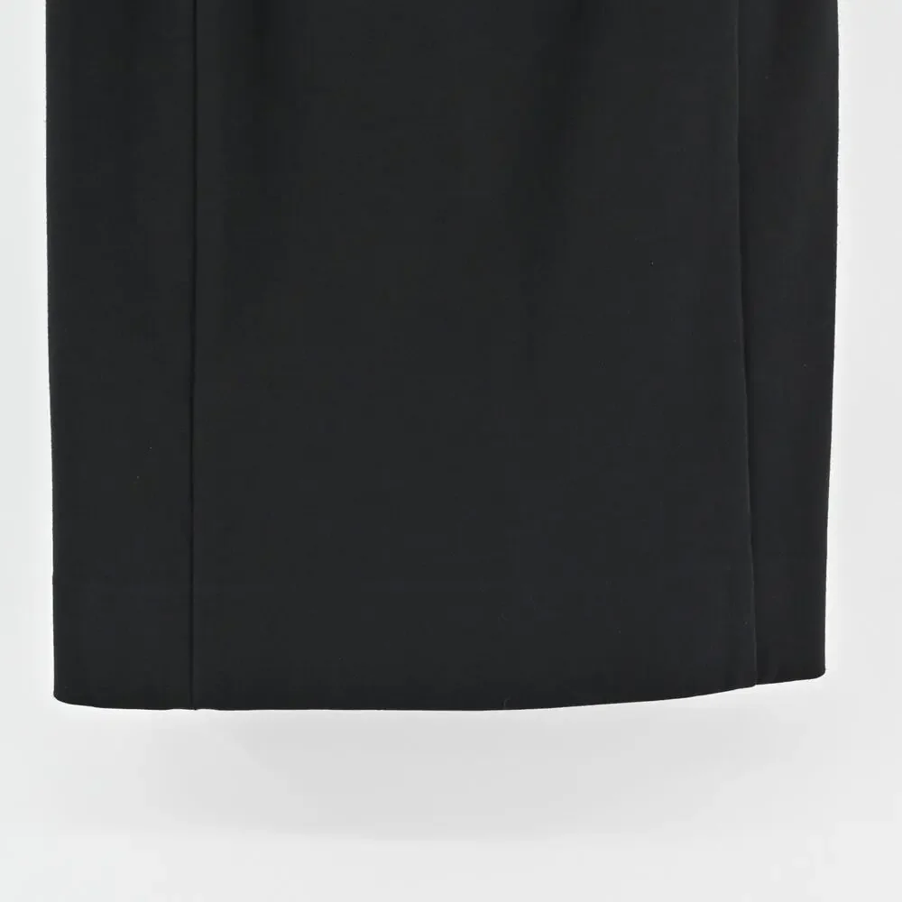 DIANE VON FURSTENBERG Skirt Size‎ 4 Classic Black Zip Pocket Knee Length Pencil - Picture 6 of 11